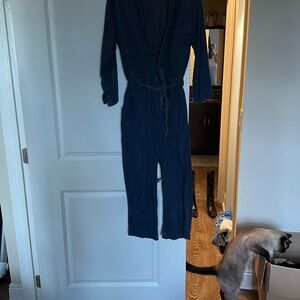 Navy Blue/ denim Jumpsuit
